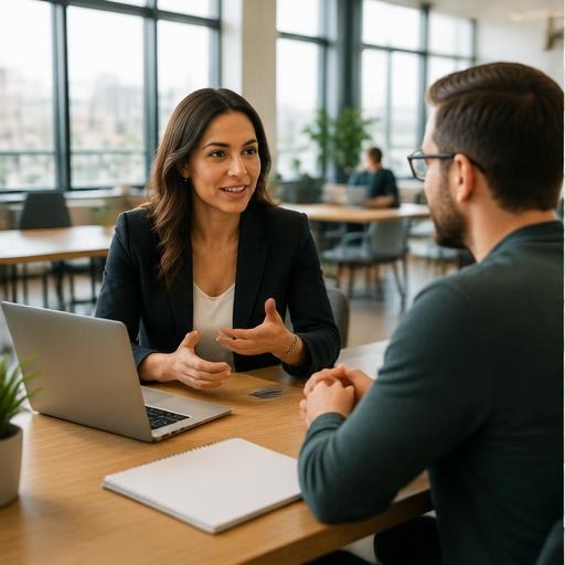 Financial records and accounting workspace